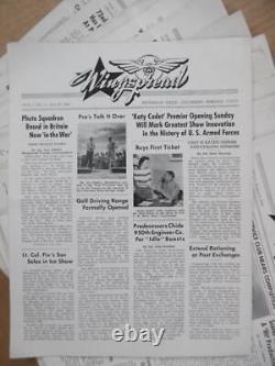 1943 Peterson Field Army Air Base Newspaper Lot of 22 WWII AAF Colorado Springs