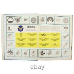 1943 US AIR FORCE Illustrated LOOK Magazine Insignia WWII Silhouettes Art Planes