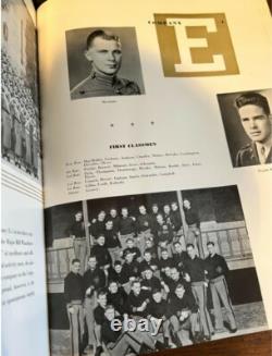 1943 West Point Cadet Black Wool Cardigan Sweater Army Air Force 40s WWII Vtg