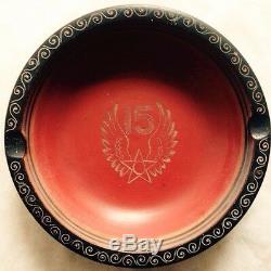 1944 1945 Fifteenth Air Force United States Army Trench Art Ashtray, Italy, Wwii