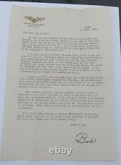 1944 Army Air Corps Typed D-DAY Letter Home And Invasion Force Letter ORIGINAL