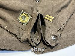 1945 Original WWII U. S. Army 8th Air Force USAAF Technician 4th E4 Wool Jacket