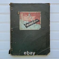 1945 WWII Army Air Force NAVIGATORS' INFORMATION FILE Original Restricted