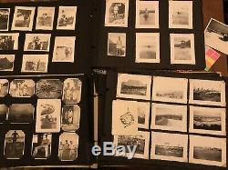 1945 WWII Pacific Theatre Guam Army Air Corps Postmark Photo Album 120 Snapshots