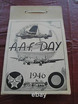 1946 Army Air Force Day 35th Bombing Squadron Photo Book WWII Grant CBS NBC