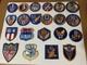 21 Vintage reproduction WWII Army Air Forces (USAAF) embroidered command patches