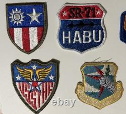 21 Vintage reproduction WWII Army Air Forces (USAAF) embroidered command patches