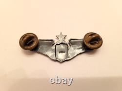 2 SENIOR PILOT WINGS VANGUARD NY MARK WWII US ARMY AIR FORCES SIZE Clutchback