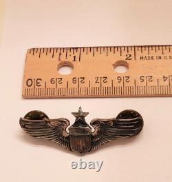 2 SENIOR PILOT WINGS VANGUARD NY MARK WWII US ARMY AIR FORCES SIZE Clutchback