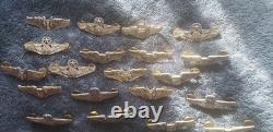 36 PC LOT US Army Air Force Crew Pilot Navigator Wings 2 INCH WW2 Vanguard