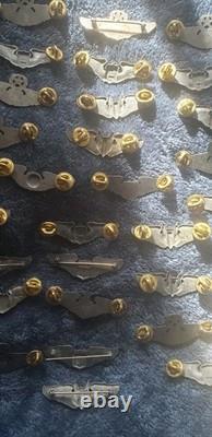 36 PC LOT US Army Air Force Crew Pilot Navigator Wings 2 INCH WW2 Vanguard