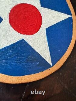 3.5 WW II US Army Air Force Leather Patch Vet purchase