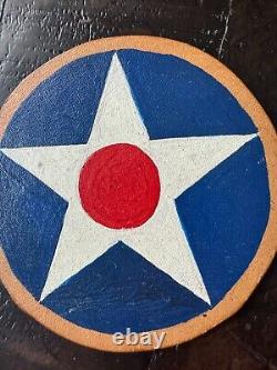 3.5 WW II US Army Air Force Leather Patch Vet purchase