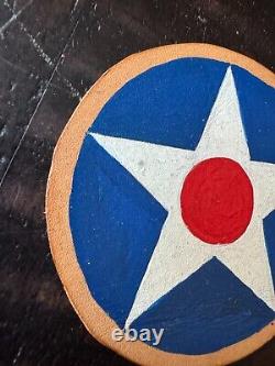3.5 WW II US Army Air Force Leather Patch Vet purchase