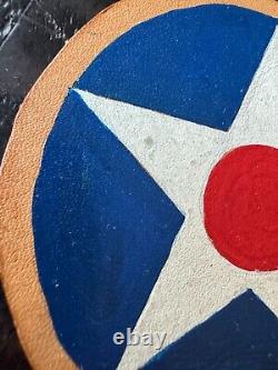 3.5 WW II US Army Air Force Leather Patch Vet purchase