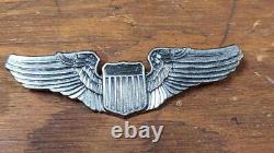 3 WWII Sterling Army Air Corps AMCRAFT Pilots Wings Snowflake Pattern