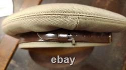 50 mission crush US Army officer's hat US Army Air Force type khaki