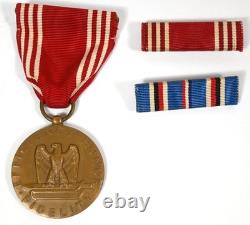 5-PC WWII US ARMY AIR FORCES USAAF Bars STERLING SILVER Marksman Qualifi. Badge