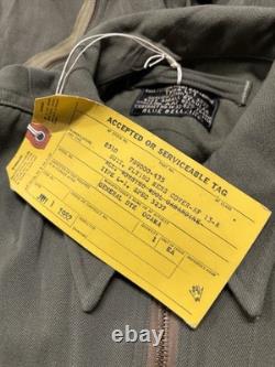7x Vintage WW2 US Army Air Force L-1 Flight Suits Lot Deadstock Fade/Repaired