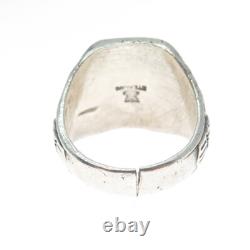 925 Sterling Silver Antique WWII US Army Air Force Wings Ring Size 10.25