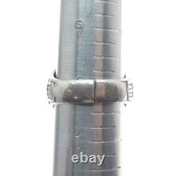 925 Sterling Silver Antique WWII US Army Air Force Wings Ring Size 10.25