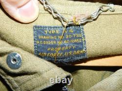 A4 Flight Suit WWII US Army Air Force USAAF Size 46 Pilot Bomber Corps WW2 1942