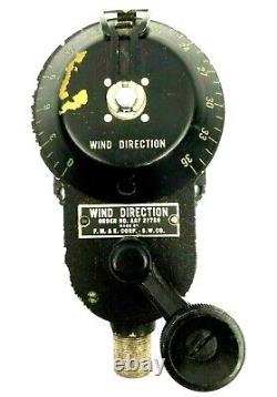 AAF Wind Direction Pilot Trainer Gauge Army Air Force 27759 F. M. & E. Corp WWII