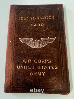 ARMY AIR CORPS PILOTS IDENTIFICATION WALLET WithID 1944