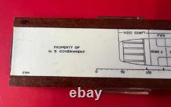 ARMY AIR FORCES CG-4A INVASION GLIDER LOAD ADJUSTER WithTAIL NUMBER