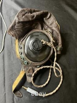 A-11 Army Air Force Wwii Flying Helmet Medium