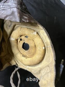 A-11 Army Air Force Wwii Flying Helmet Medium