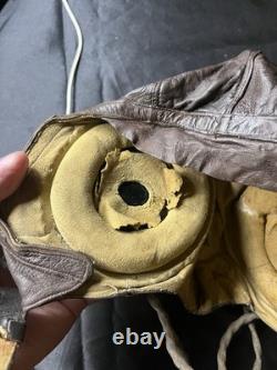 A-11 Army Air Force Wwii Flying Helmet Medium