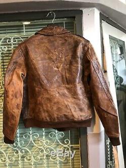 A-2 Rough Wear flying jacket. Original US Army Air Force WWII Size 38 Scarce