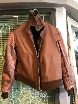 A-2 Rough Wear flying jacket. Original US Army Air Force WWII Size 38 Scarce