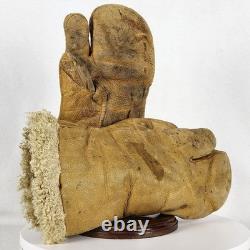 A-9 A WWII B-17 Gunner Gloves Army Air Force Spec No 94-3070-A Crocetta Bros MED