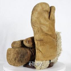 A-9 A WWII B-17 Gunner Gloves Army Air Force Spec No 94-3070-A Crocetta Bros MED