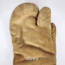 A-9 A WWII B-17 Gunner Gloves Army Air Force Spec No 94-3070-A Crocetta Bros MED