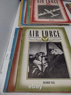 Air Force Official Service Journal U. S. Army Air Force WWII 1943 1944 1945 LOT