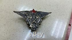 Air Force USSR Army 1938 Year Type Pilot-Technician Badge Medal Ultra Rare WW 2