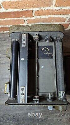 Aircraft Military Camera Type K21 Us Army Air Force Wwii K-21 With Box Vtg