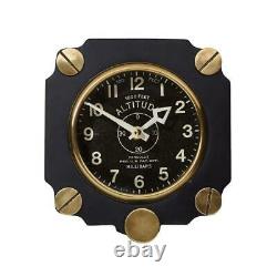 Altimeter Wall Clock Black WWII Army Air Corp Aircraft Aviation