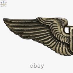 Angus & Coote Wwii Army Air Corps Pilot Wings Badge 3 Theater Made Sterling