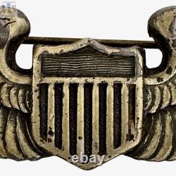 Angus & Coote Wwii Army Air Corps Pilot Wings Badge 3 Theater Made Sterling