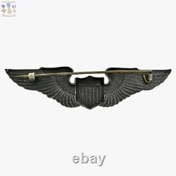 Angus & Coote Wwii Army Air Corps Pilot Wings Badge 3 Theater Made Sterling