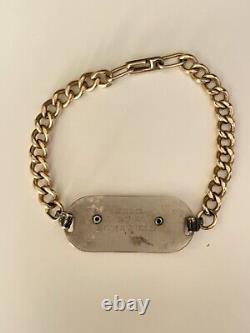 Antiqu Wwii 1941 Us Army Air Corp Solo Hicks Field Tim Donohue Vintage Bracelet