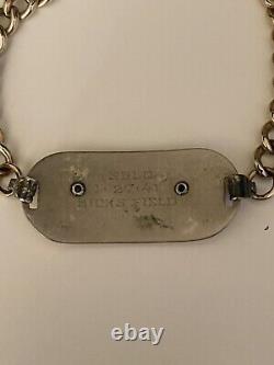 Antiqu Wwii 1941 Us Army Air Corp Solo Hicks Field Tim Donohue Vintage Bracelet