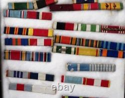 Antique-50 Military Campaign Medals-wwii-vietnam-navy, Army, Marine, Air Force, Cg