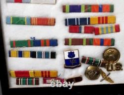 Antique-50 Military Campaign Medals-wwii-vietnam-navy, Army, Marine, Air Force, Cg