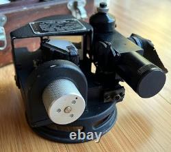 Antique Fairchild Aviation A-10 Air Force U. S. Army Bubble Sextant WithCase WW II
