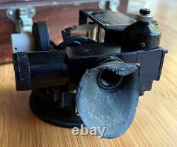 Antique Fairchild Aviation A-10 Air Force U. S. Army Bubble Sextant WithCase WW II